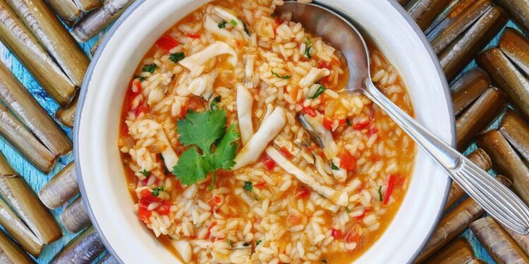 Arroz de lingueirão