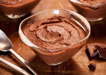 Mousse de chocolate tradicional