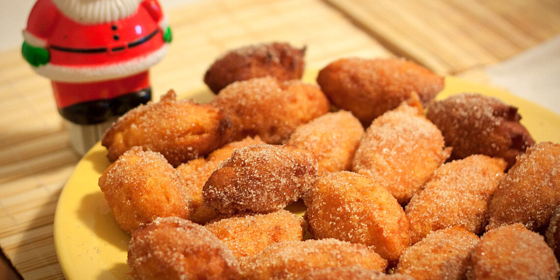 Filhoses de cenoura e laranja