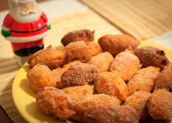 Filhoses de cenoura e laranja