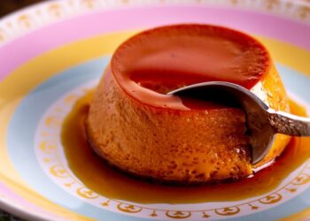 Pudim de café com leite condensado