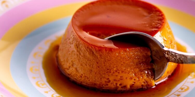 Pudim de café com leite condensado