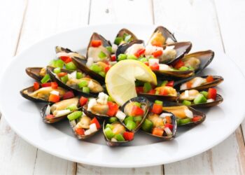 Mexilhões ao vinagrete