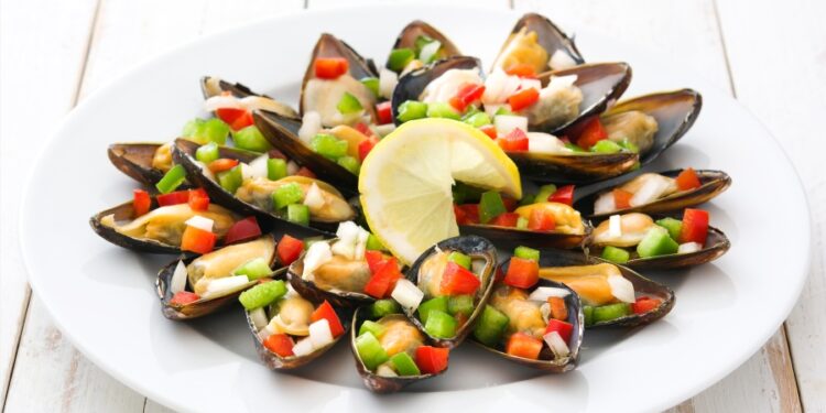 Mexilhões ao vinagrete