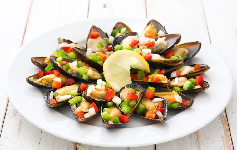 Mexilhões ao vinagrete