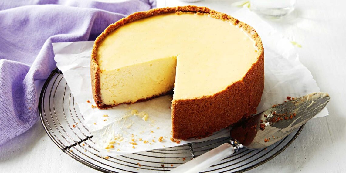 Cheesecake no forno