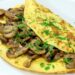 Omelete de cogumelos