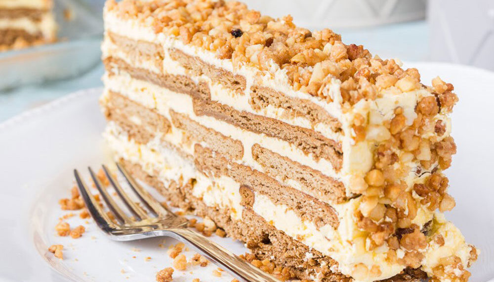 Bolo de bolacha com leite condensado