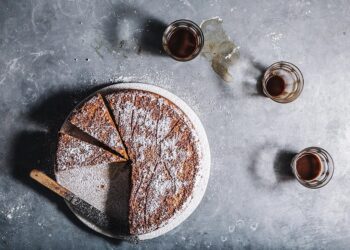Bolo de abóbora e nozes