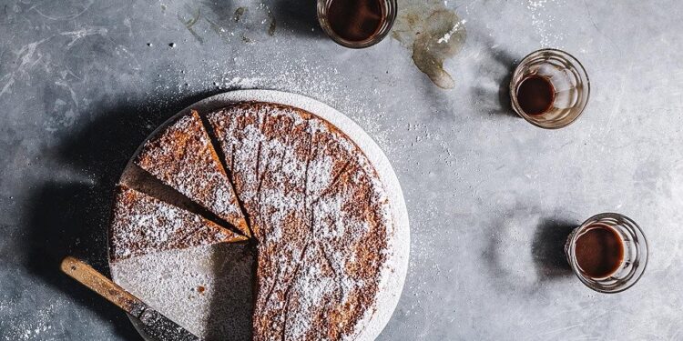 Bolo de abóbora e nozes