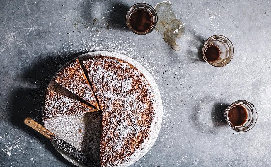 Bolo de abóbora e nozes