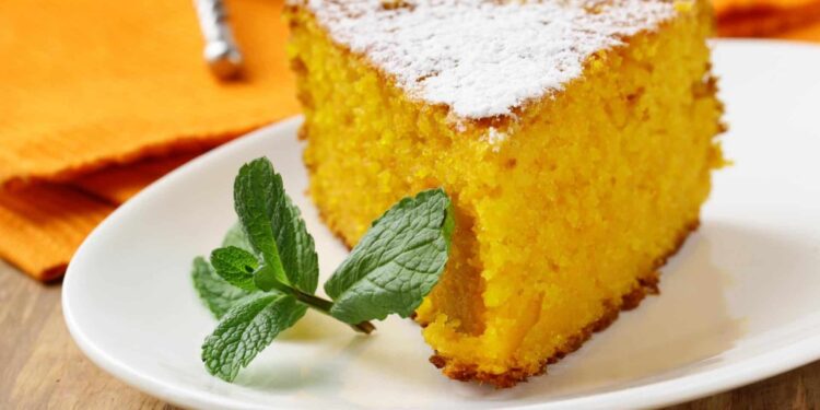 Bolo vegan de cenoura