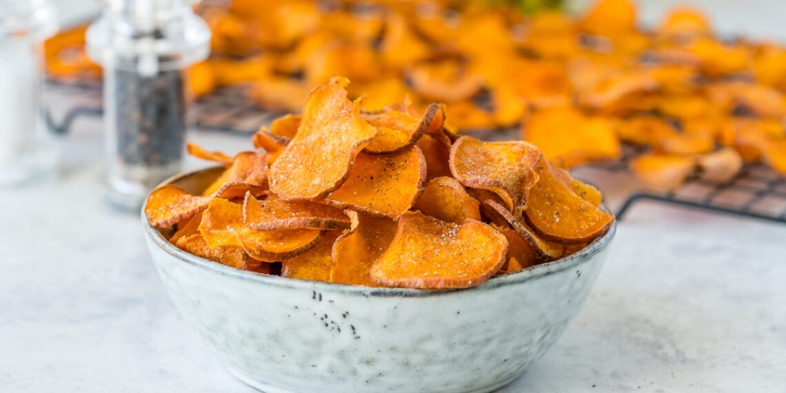 Chips de batata doce