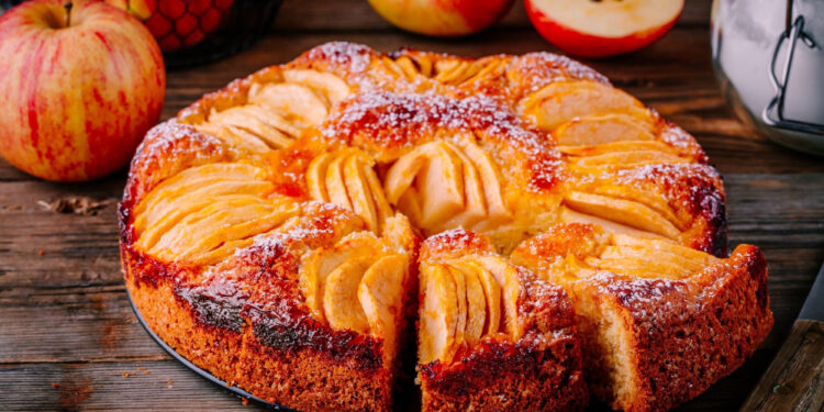 Bolo de maçã reineta
