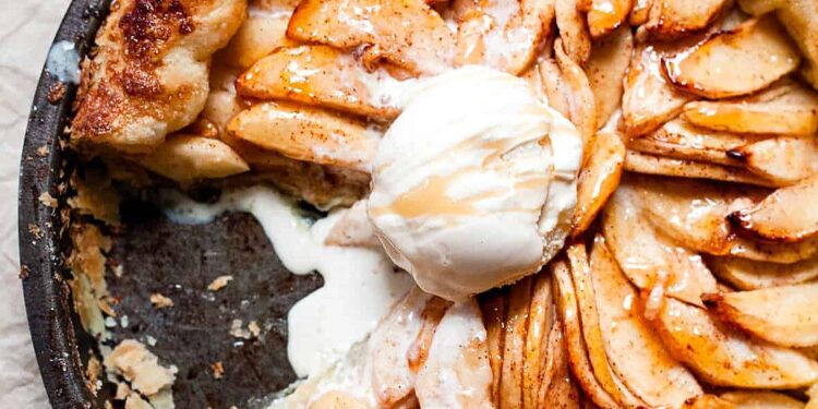 Tarte de maçã com massa folhada