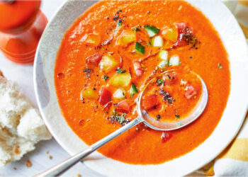 gaspacho no liquidificador