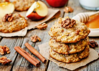 Bolachas de aveia e canela