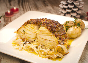 Bacalhau assado no forno simples