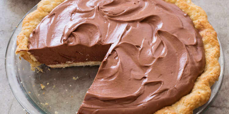 Tarte de chocolate fácil e rápida