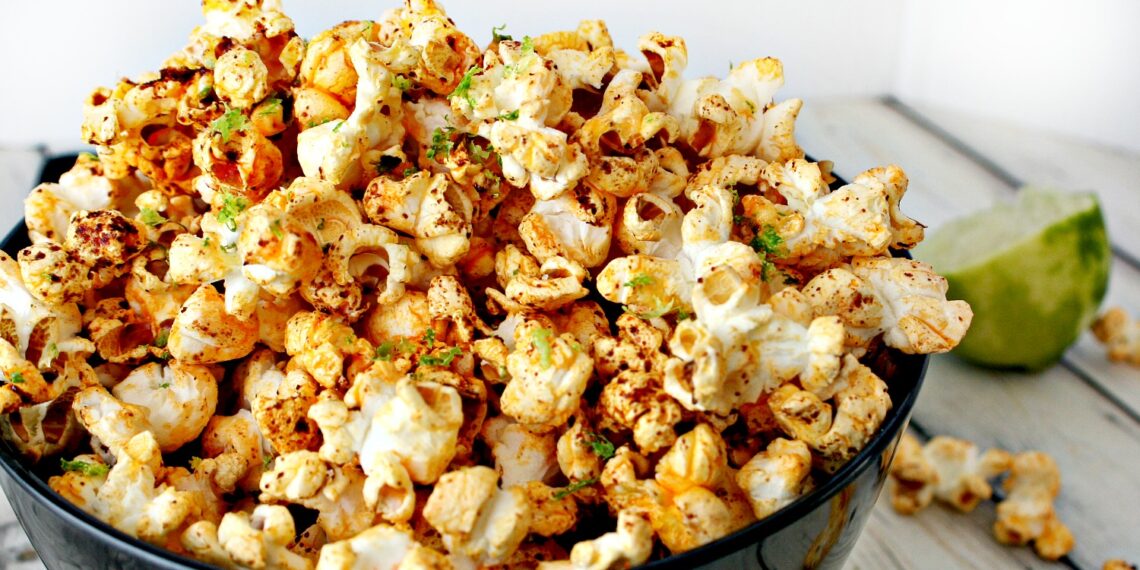 Pipocas com piripiri