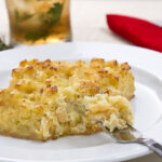 Bacalhau no forno com batata doce