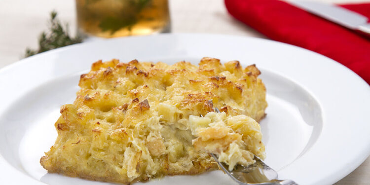 Bacalhau no forno com batata doce