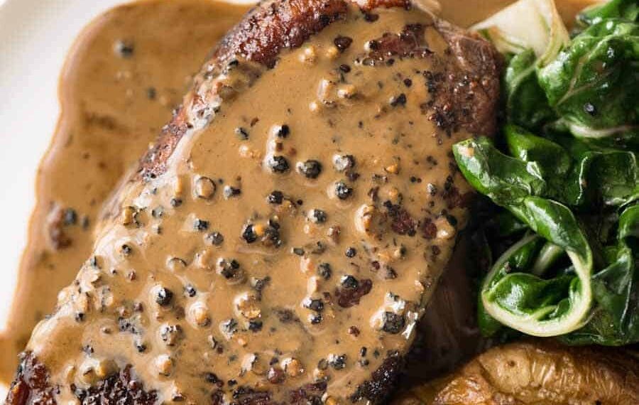 Bife com molho de cerveja