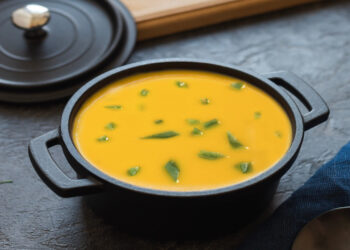 Sopa de feijão verde à antiga