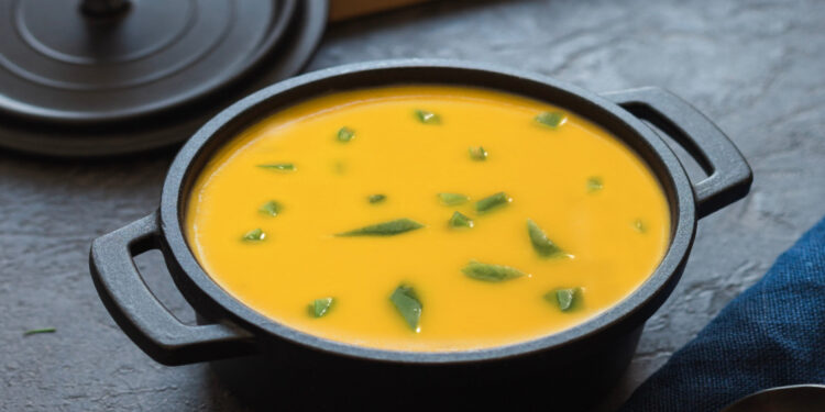 Sopa de feijão verde à antiga
