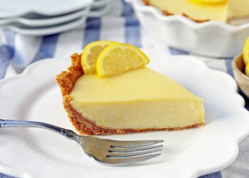 Tarte de limão com massa quebrada