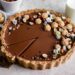 Tarte de chocolate com massa quebrada