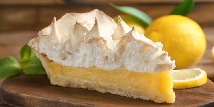 Tarte de limão merengada simples