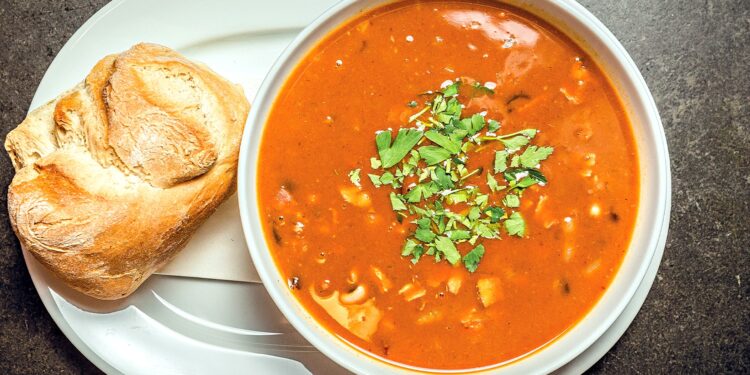 Sopa de tomate Alentejana