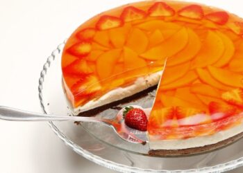 Semifrio de pêssego