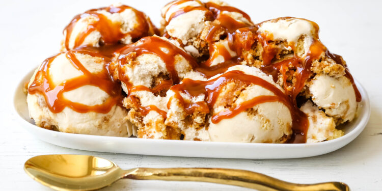 Gelado de caramelo