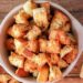 Croutons caseiros aromatizados