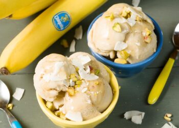 Gelado de banana light