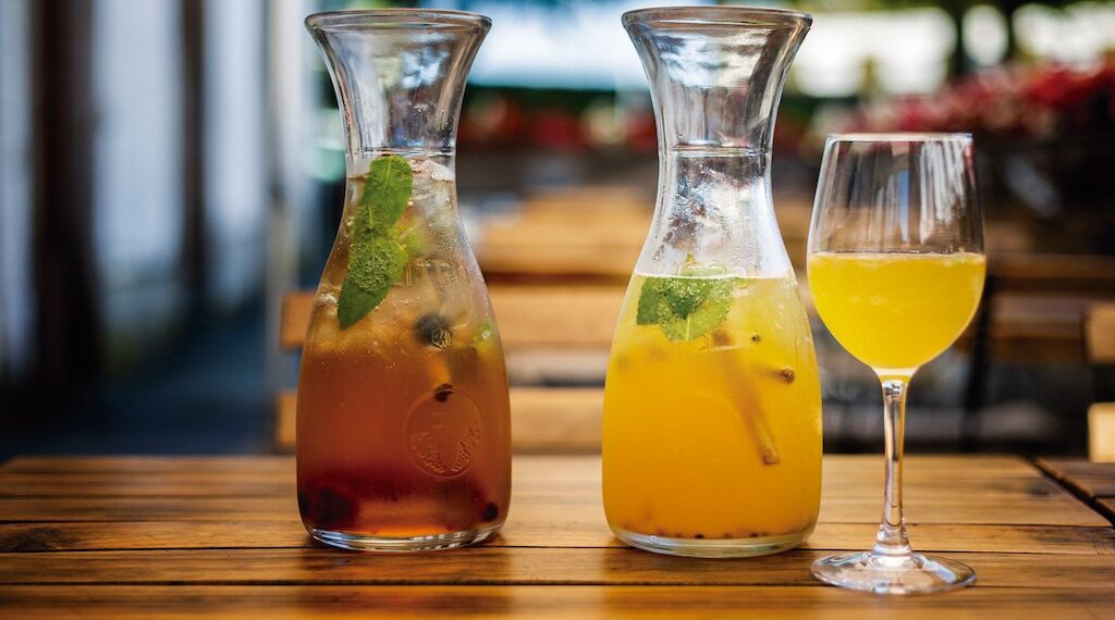 Sangria de maracujá