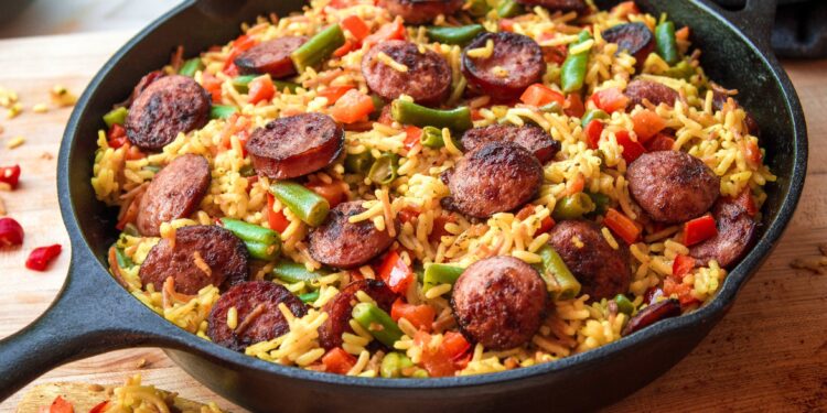 Arroz de salsichas