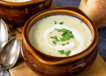 Sopa de alho francês