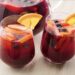 Sangria tradicional portuguesa de vinho tinto