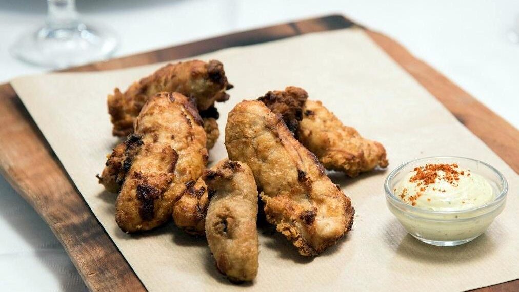 Ovas de bacalhau fritas
