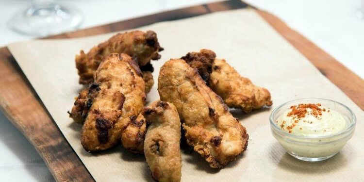 Ovas de bacalhau fritas