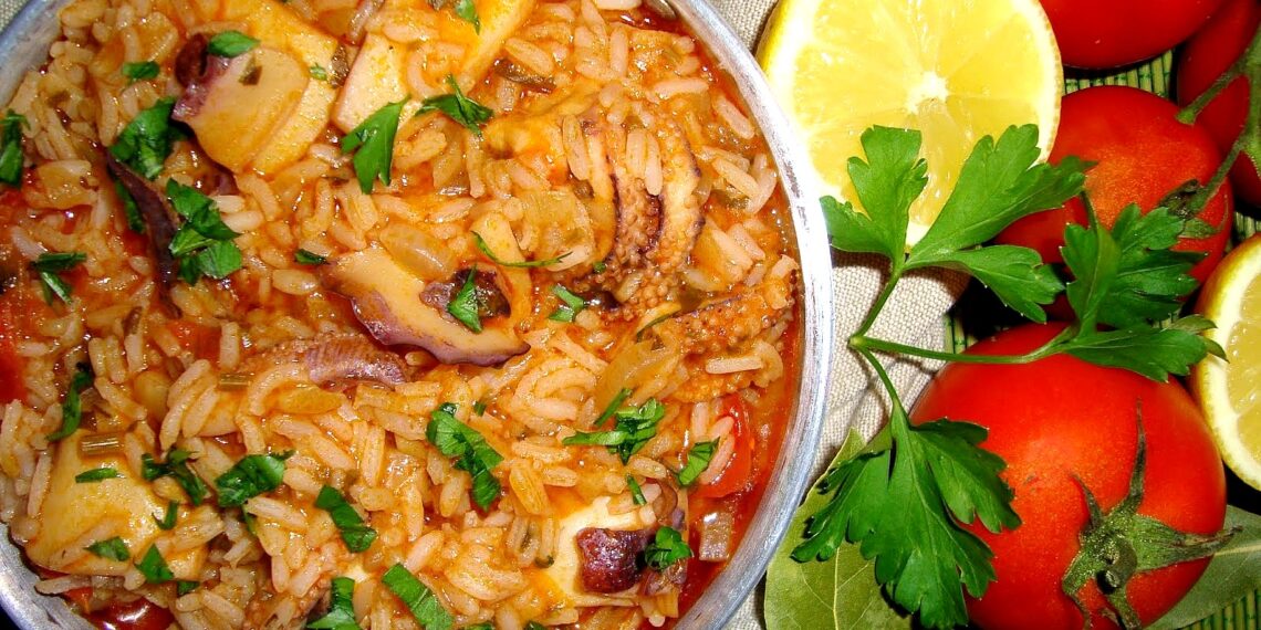 Arroz de choquinhos