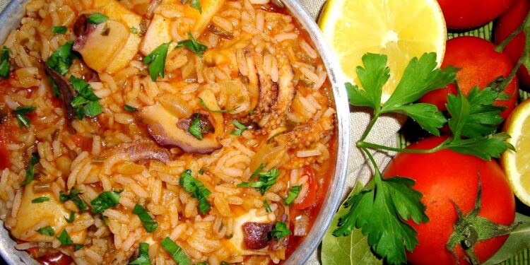Arroz de choquinhos