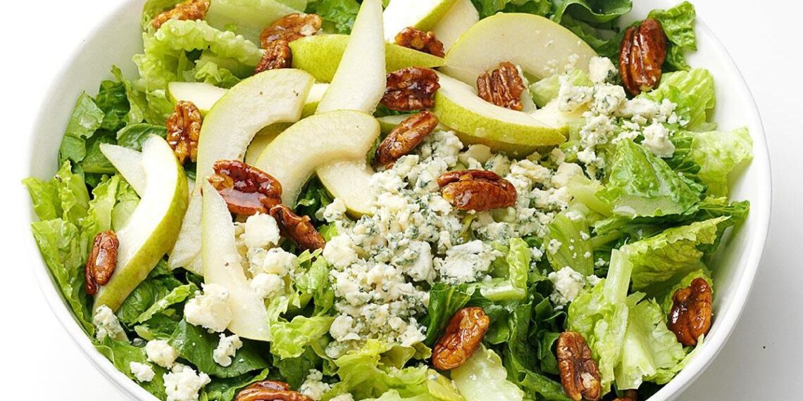 Salada fresca com queijo