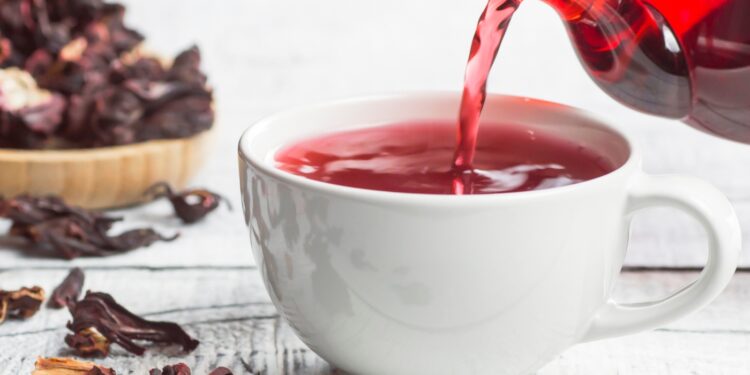 Infusão de hibisco