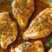 Bifes de frango com mostarda no forno