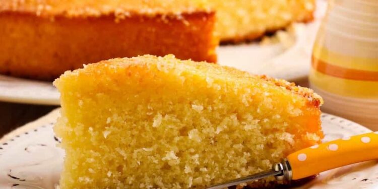 Bolo rápido de laranja no liquidificador