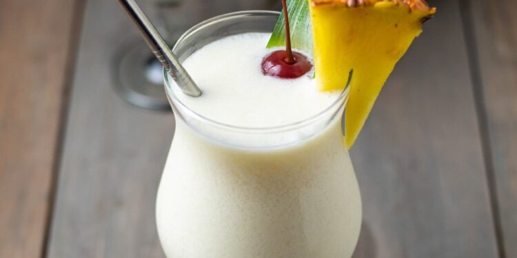 Piña colada sem álcool
